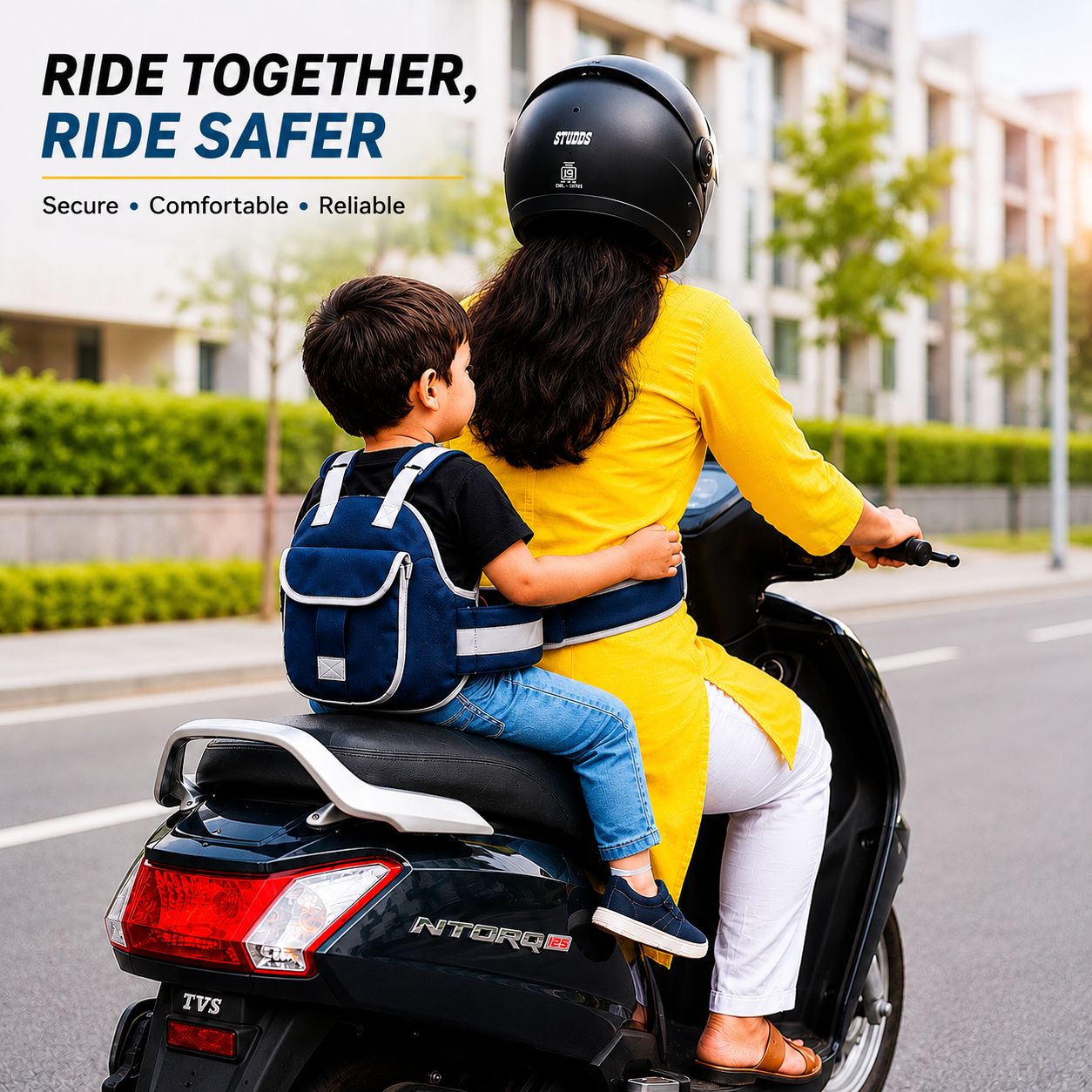 Child Safety Belt for 2-Wheeler Scooters