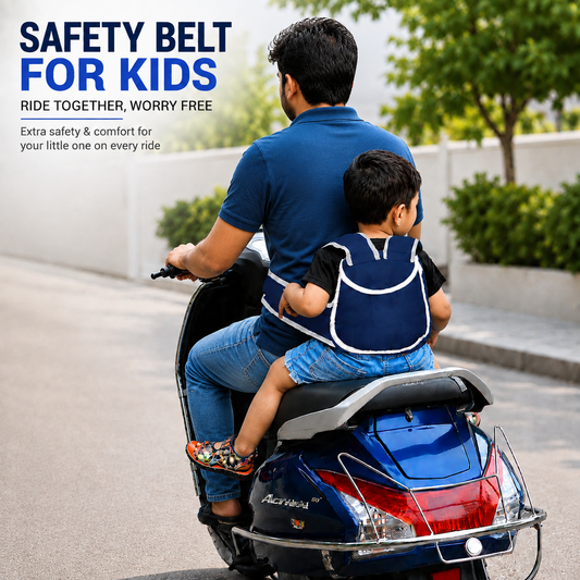 Child Safety Belt for 2-Wheeler – Suitable for Ages 1–9 Years